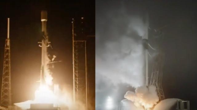 Blastoffs! SpaceX launches two Falcon 9 rockets in 65 minutes, nails landings