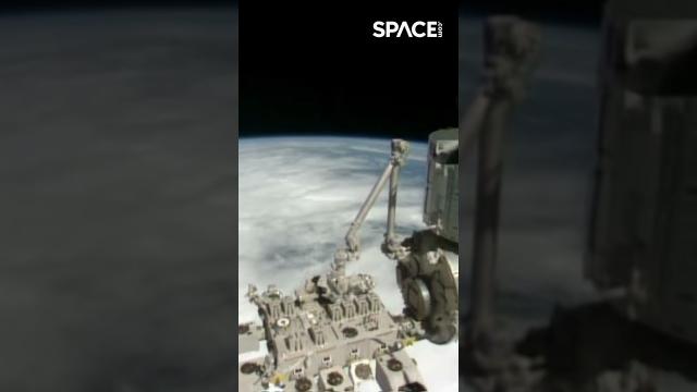 ISS over Hurricane Helene #space #shorts