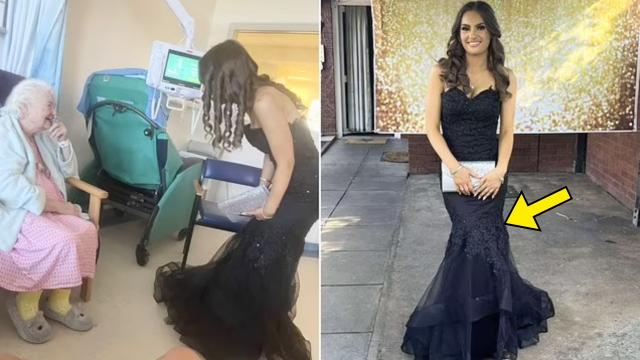 Teen Wears Grandma's Dress To Prom And Finds This Stitched Inside