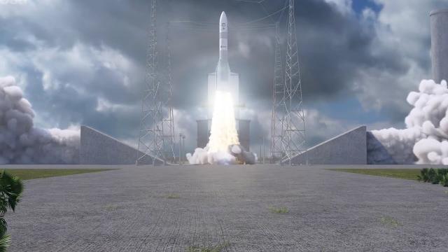 Europe's next-gen Ariane 6 rocket launches in animation