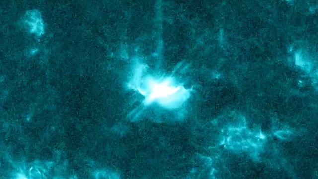 Sun unleashes powerful X1.11-class solar flare, seen from space