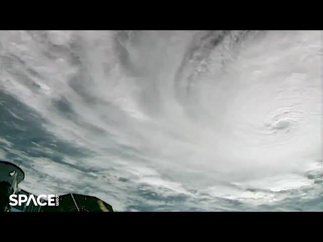 Category 5 Hurricane Milton seen from space station