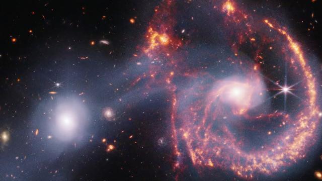 James Webb Space Telescope captures amazing view of galactic mashup