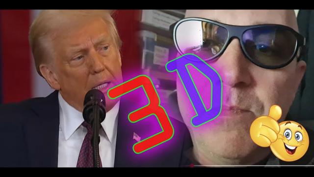 Trump inauguration in 3D for me ;-)