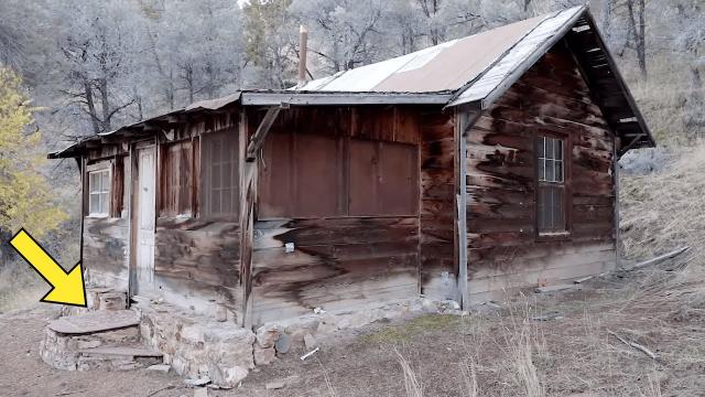 Family Laughed At Him For Inheriting Old Abandoned Log Cabin, But Then They Looked Inside