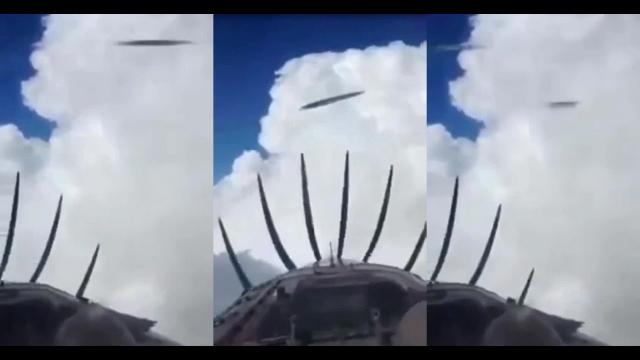 Pilot films multiple UAPs on his smartphone as they fly in front of his aircraft over Argentina