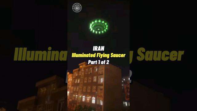 Illuminated Flying Saucer Captured on Video in Iran Part 1 #shorts #status ????