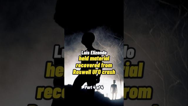 Luis Elizondo held material recovered from UFO crash in Roswell 1947 Part 4 #shorts #status ????