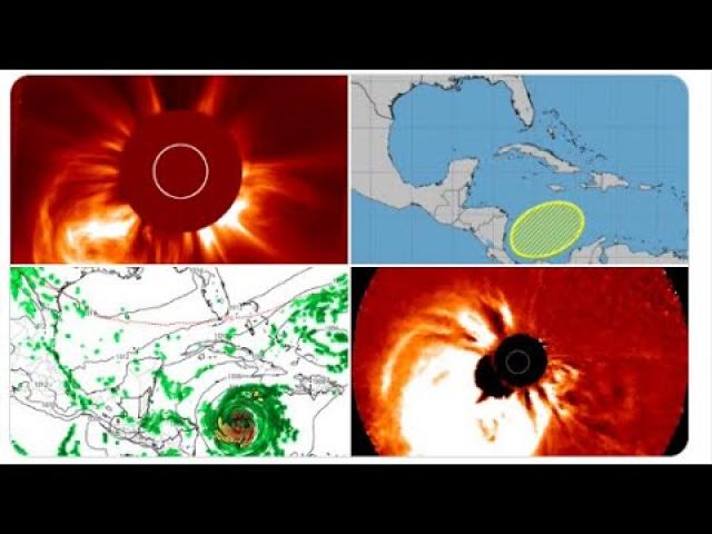 X Class Solar Flare & Hurricane Watch!