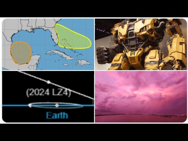 RED ALERT! Double Hurricane* Trouble? Asteroid 2024 Lesbian Zen 4 to pass .7 LD from Earth today!