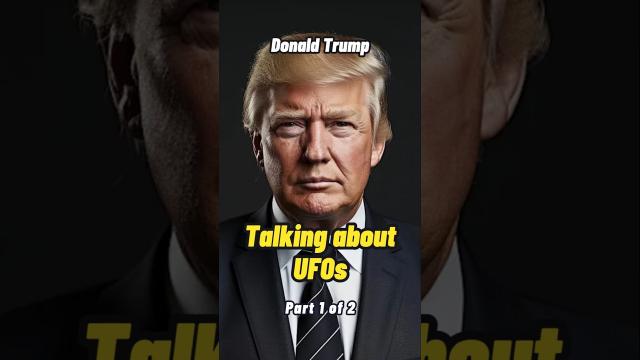 Trump on UFOs Part 1 #shorts #status