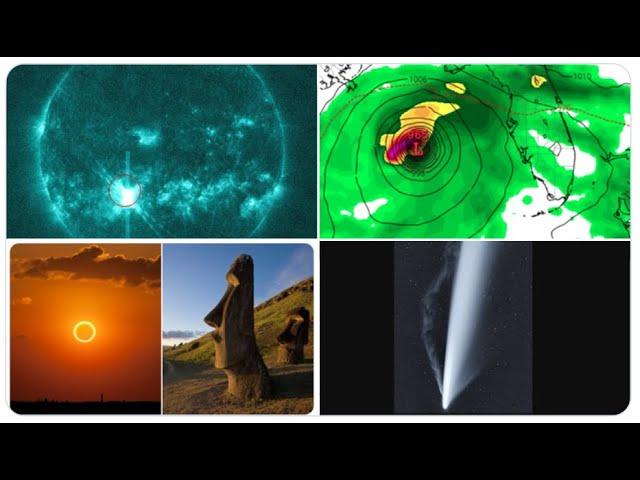 RED ALERT! Hurricane to hit Florida in a week? BIG* X-Class Flare! BIG Strike! New October Comet?