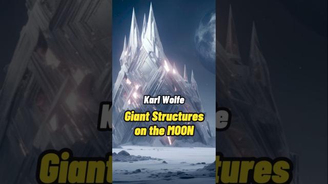 Karl Wolfe Saw Pictures of structures on the Moon #shorts #status