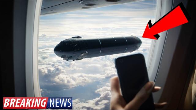 THIS IS CRAZY! MILEWIDE UFO Captured At 30 Thousand Feet!