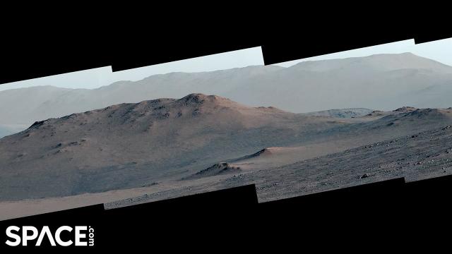 See Perseverance rover's view from Jezero Crater's rim in amazing 4K panorama