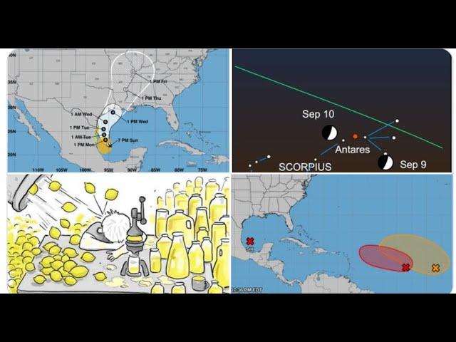 RED ALERT! Potential Major Hurricane Francine to hit Texas or Louisiana Mid Week!