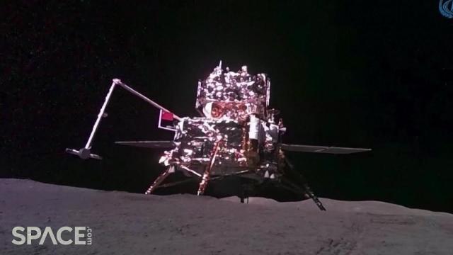 China's 'AI-powered' mini-rover snaps lunar lander on moon's far side
