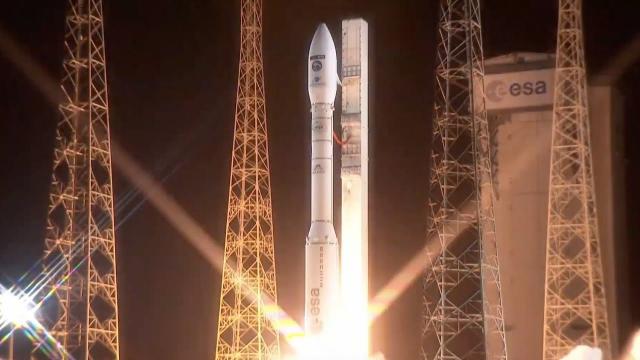 Blastoff! Europe's Vega rocket launches for last time, lofts Earth observation satellite