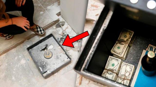 Man Falls To His Knees After Finding This Inside A Storage Container