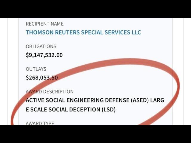 USAF, DOD, and AARO Gave $19+ Million For "Social Deception" and "Perception Management"...