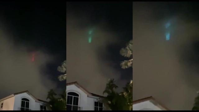 Anyone know what this is in Broward County skies tonight?