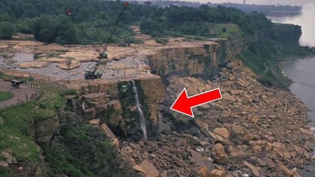 Engineers Were Met With A Nauseating Sight When They Drained The Niagara Falls