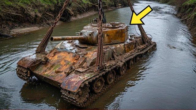 I Found An Old Army Tank In River. My Face Turns Pale After Opening it