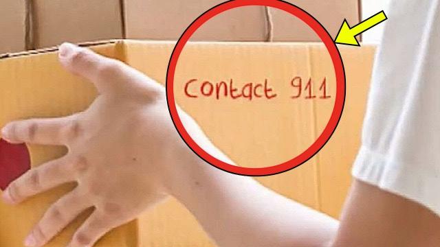 UPS Driver Makes A Quick Decision When Woman Hands Him A Box With A Secret Message