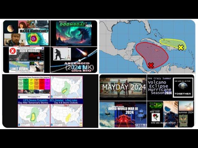 RED ALERT! Double Trouble Hurricane Watch! 3 Days of Severe Weather! ANOTHER Near Earth Asteroid!