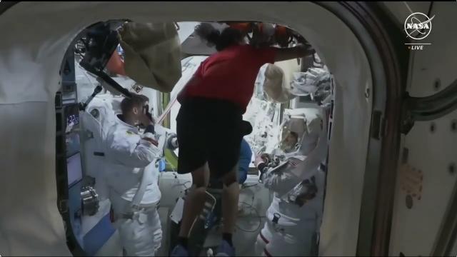 ISS spacewalk called off with astronauts already in spacesuits