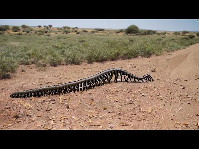 Monsoon in Arizona uncovers 8 ft long Arthropleura