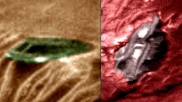 UFO ALIEN NEWS: CRASHED ALIEN SHIPS AND OTHER STRANGE OBJECTS FOUND ON MARS?