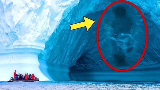 Scientists Find Mysterious Cave In Iceberg. They Turn Pale When Seeing What's Inside