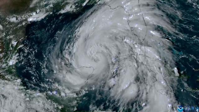 Hurricane Helene seen from space in stunning time-lapses