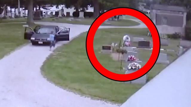 Grieving Parents Hide Camera in Cemetery, Discover Horrible Truth