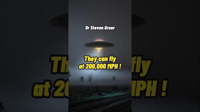 Steven Greer - UFOs can fly at 200,000 MPH #shorts #status