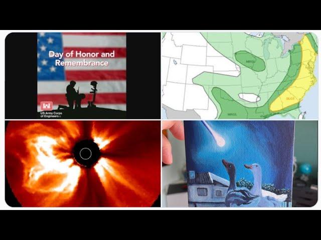 Red Alert! Another X-Class Flare! More Nasty Weather Ahead! & BIG Trump Trial Verdict Week!