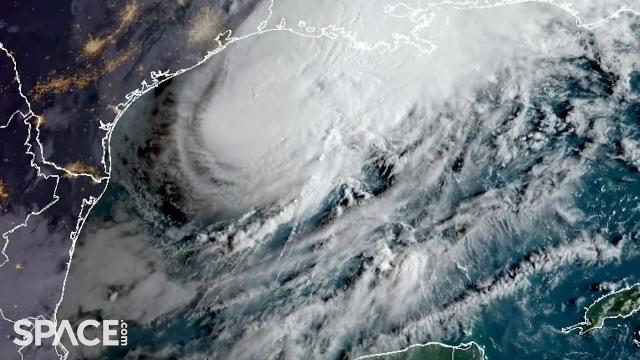 Hurricane Francine barrels towards Louisiana in time-lapse from space