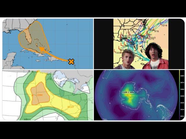 RED ALERT! very WTF Hurricane watch. Odd Harvey like hover from the models with Little Debbie.