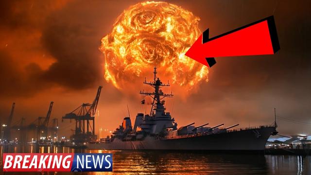 BREAKING NEWS! MASSIVE PLASMIC UFO OVER NAVY BATTLE SHIP NEW JERSEY!