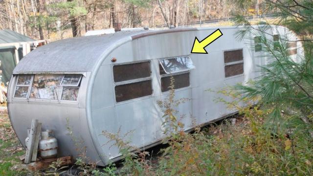 Son Inherits Dad's Abandoned Trailer - Then He Finds This