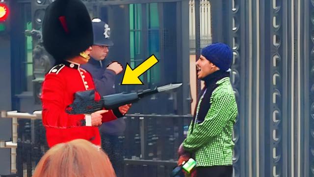 Rich Guy Tries to Mock Royal Guard But Gets UNEXPECTED Response!