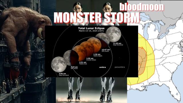 PREPARE FOR BLOODMOON ECLIPSE MONSTER STORM WEEKEND.