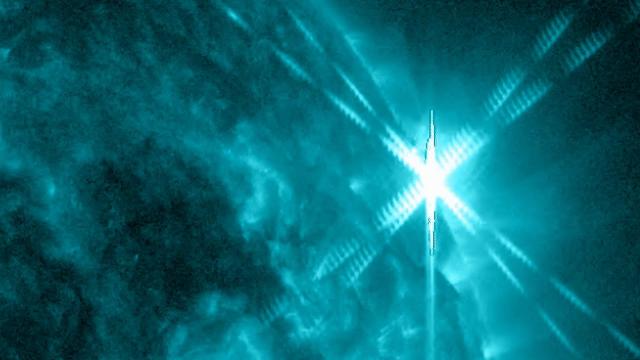 Sun blasts powerful X2.2-class flare! See NASA Solar Dynamics Observatory views