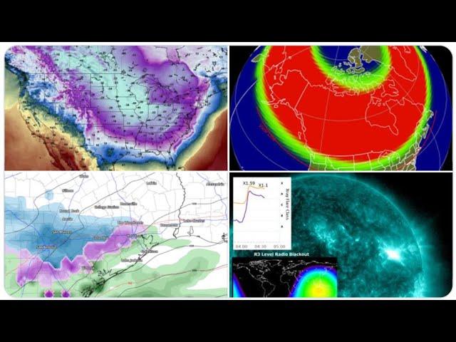 THE COLDEST JANUARY OF YOUR LIFE!?* and Double X-Class flare from a Super Active Sun on Sunday!