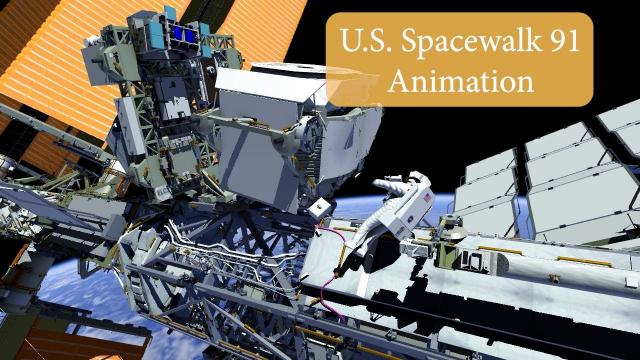 U.S. Spacewalk 91 Animation