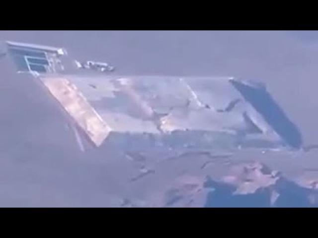 Strange gigantic pyramid detected by a plane passenger in São Filipe, Mexico