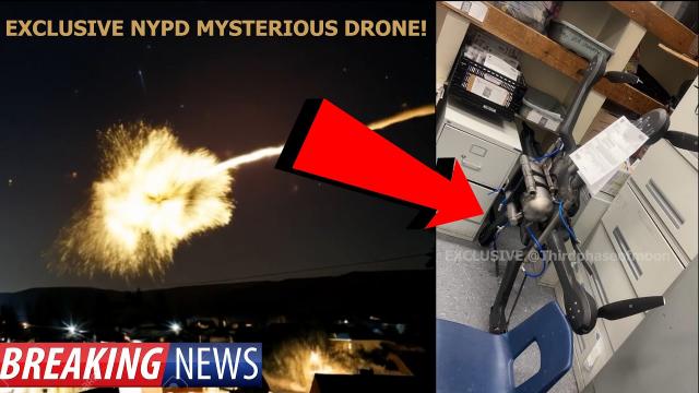 BREAKING NEWS! Drone/UFO Shot Down! NYPD Exclusive Recovered Drone!