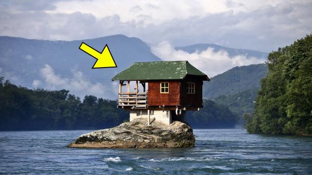 Man Inherits House In The Middle Of A Lake - He Turns Pale When He Goes Inside