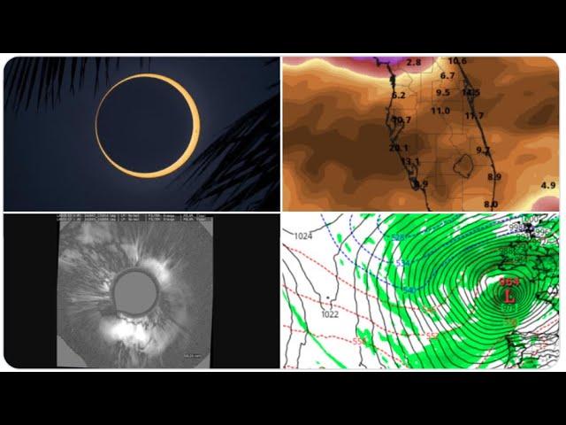 RED ALERT! Big X-Class 9.0 Solar Flare! Possible Florida Hurricane & BIG Europe Eurocane!